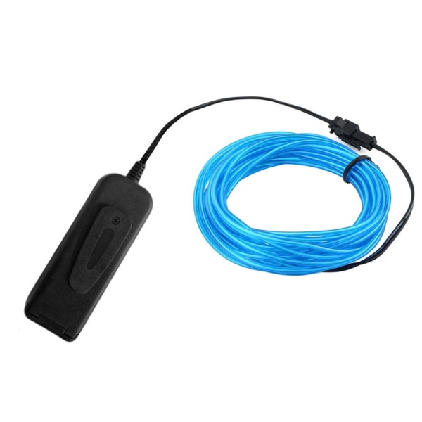 Glow EL Tråd Kabel LED Neon Jul Dansfest DIY Kostymer Kläder Ljusande Bil Ljus Dekoration Kläder Boll Rave 1m/3m/5m Orange 5M