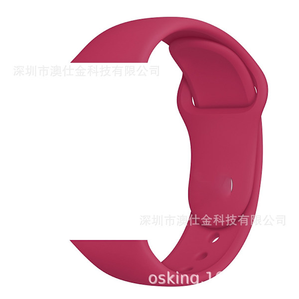 Klockarmband för Apple Watch iWatch 38/40/41/42 S10 M/L Granatäpple