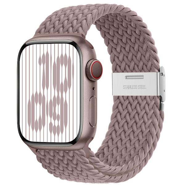 Kellon ranneke Apple Watch iWatch 38/40/41mm:lle, kaksiosainen, savun violetti
