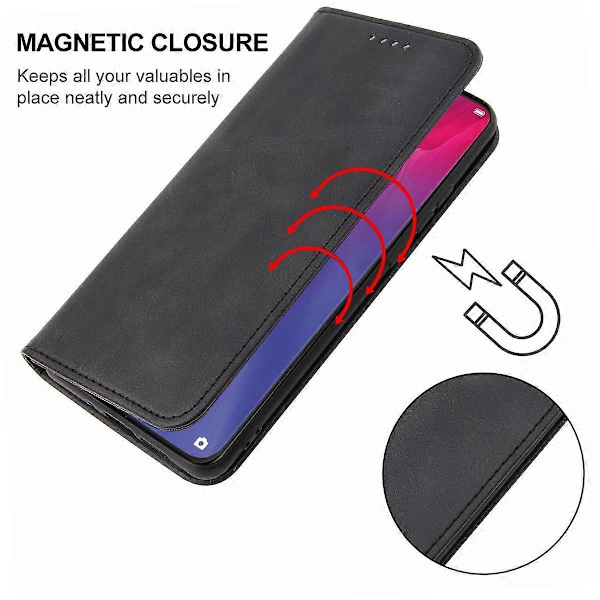 Magnetiskt läderfodral för OPPO Reno Z