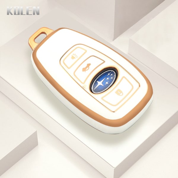 TPU Bil Fjernbetjening Nøgle Cover Etui Skal Fob Til Subaru BRZ Forester Legacy Outback WRX WRX STI Impreza XV Crosstrek Auto Tilbehør Gray only case