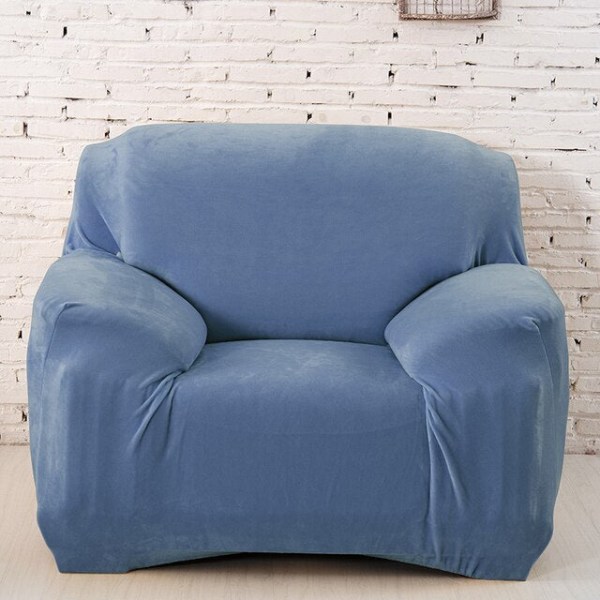 Paksu pehmoinen kangassohvanpäällinen setti 1/2/3/4 istuttava joustava sohvanpäällinen olohuoneeseen, irtopäällinen tuolille, sohvapyyhe 1 kpl Silver Grey 4-seater 235-300cm
