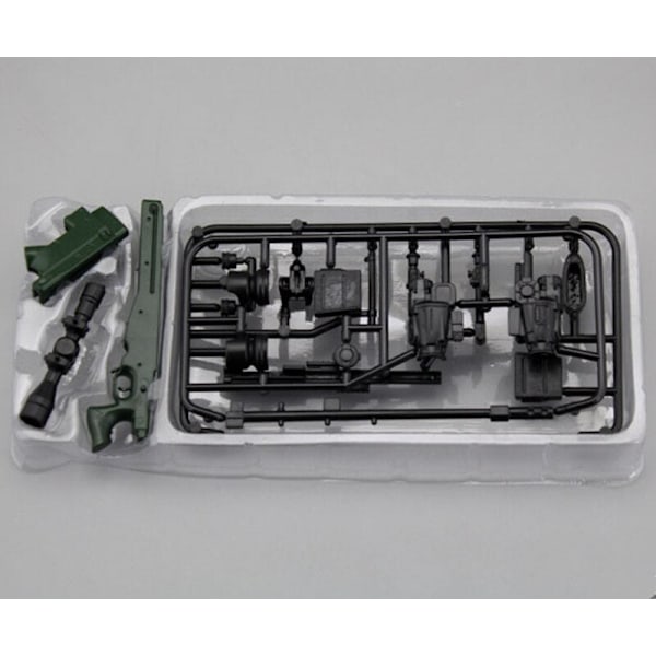 1/6 Mini Puslespil AWM 1/6 AWM Sniper Rifle Plastik Samle Gun Model Militær Bygning til 12 Tommer Action Figur Display AWM