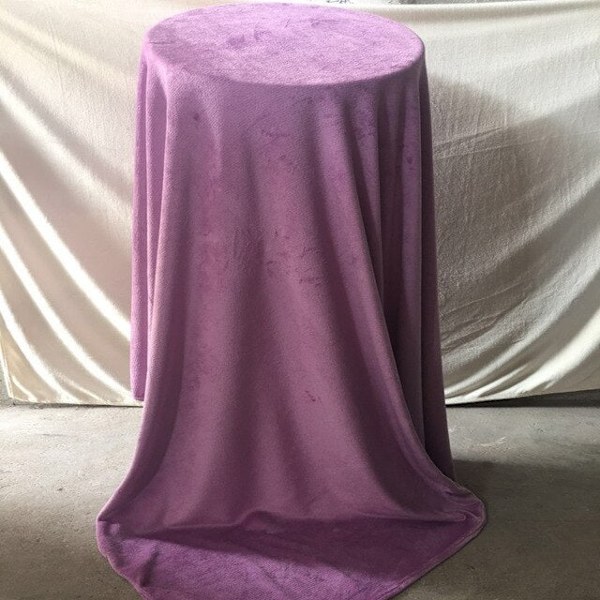 Pehmeä lämmin korallifleecetäkki talvipeitto päiväpeitto sohva heitto 230Gsm 8 kokoa kevyt ohut konepesu flanellipeitot Light purple 70x100cm