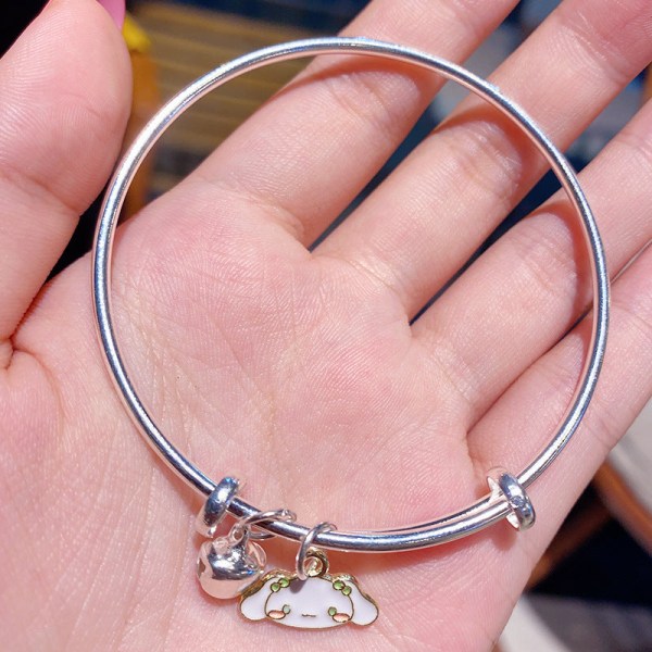 Tecknat Armband Litet Armband Par Flickvänner Tre-Personers Armband med Liten Gåva Student Smycken Pink Hello Kitty bracelet