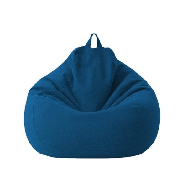 Store Små Late Sofaer Trekk Stoler uten Fyll Lin Stoff Lounger Sete Saccosekk Puff Couch Tatami Stue Saccosekker F 70x80cm