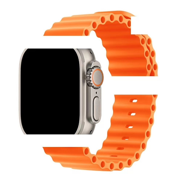 Kellon ranneke Apple Watch iWatch 42/44/45/49mm Oranssi