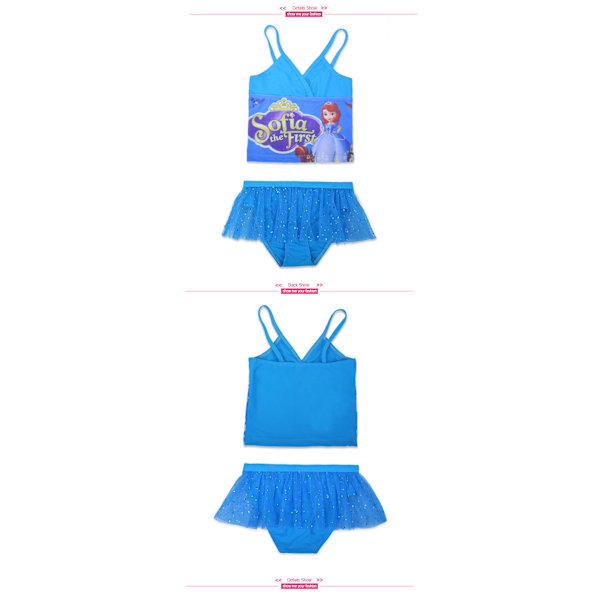 Bikini Piges Badetøj Børns Delt Badetøj 033Pink 152