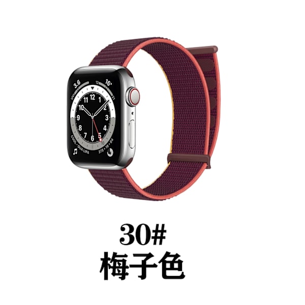 Klockarmband för Apple Watch iWatch 42/44/45/49mm plommonfärg