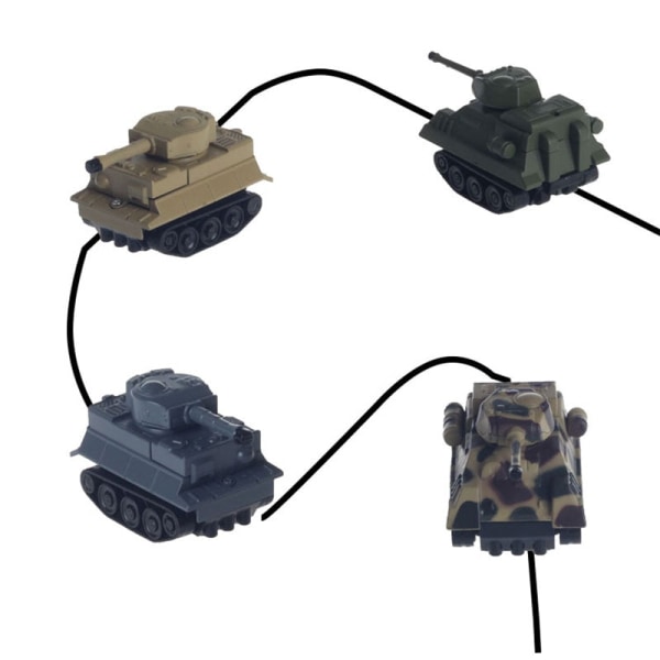 Magiske spor legetøj induktiv tank bil model bil robot pingvin følger linje du tegner intelligens udvikling børnelegetøj Bulldozer