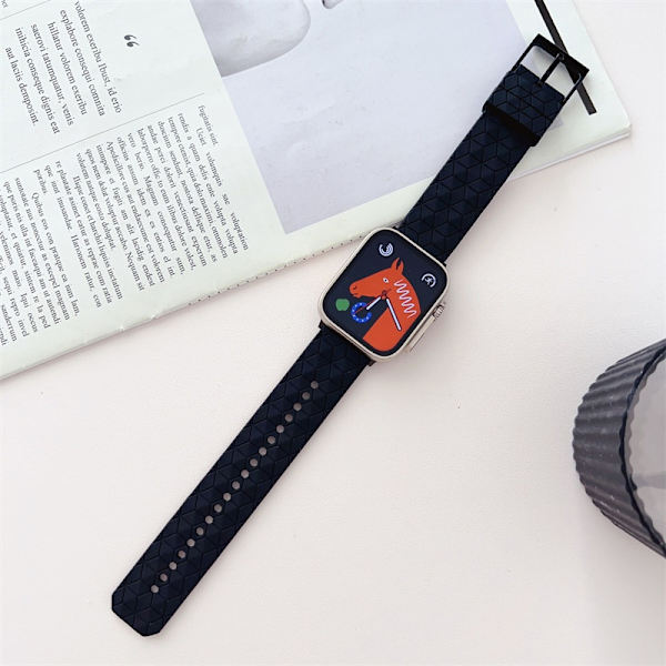 Urrem til Apple Watch iWatch 1/2/3 generation 42mm/44/45/49mm sort