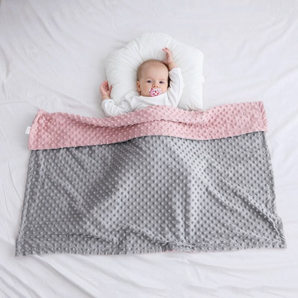 Swaddling Nyfödd Filt Mjuk vår Människor Inga människor Plats Tillbehör Sängkläder för nyfödd Koncept Swaddle Handduksfilt för bebisar Blue 75X100cm