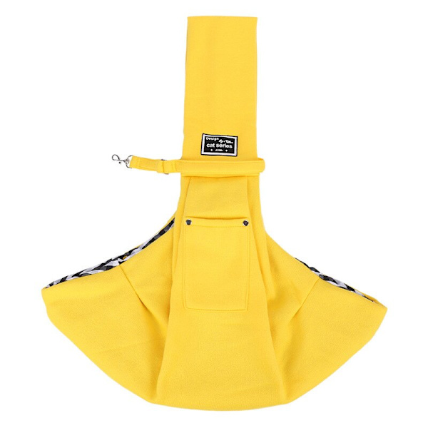 Bärväska för valpar, katter, valpar, utomhusresor, hund, axelväska, bomull, enkel komfortsling, handväska, tote pouch Gray