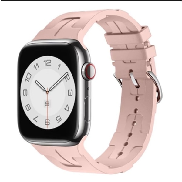 Klockarmband för Apple Watch iWatch 38-41 S10/42mm vit box sand