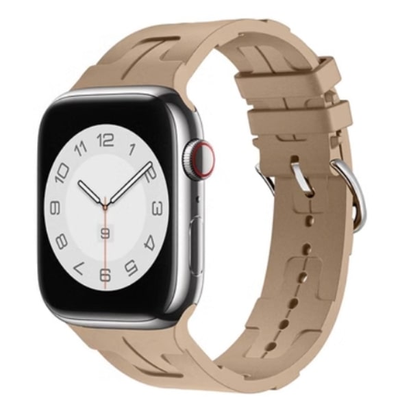 Klockarmband för Apple Watch iWatch 38-41 S10/42mm Milk tea färg