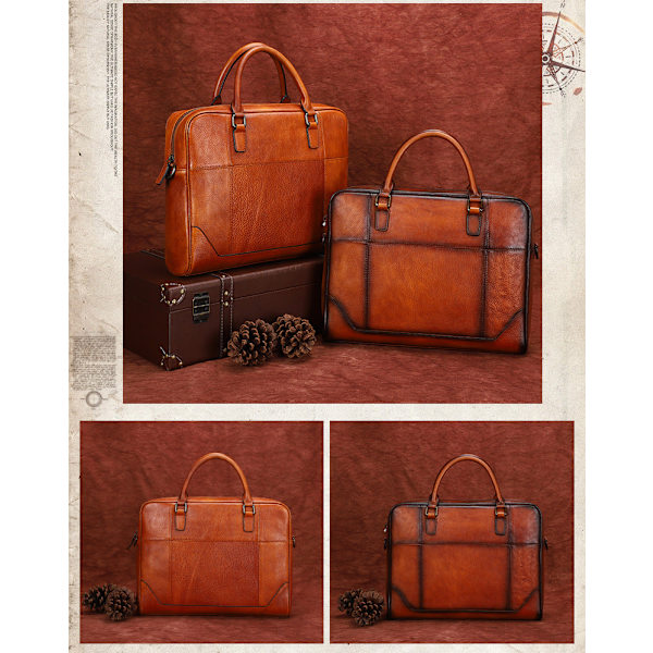 Swagger Bag Nylon Ryggsäck för Resor eller Affärer för Män Brown