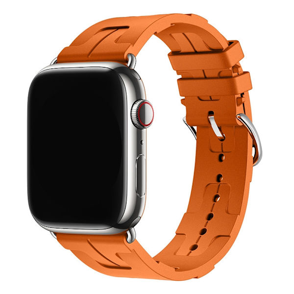 Klockarmband för Apple Watch iWatch 38/40/41mm öronanslutning Orange