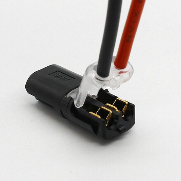 10kpl 12V johdinliitin, kaapelin pistoke, juotosvapaa puristusliitin, liitäntälohko E sähköliitin, pikaliitin 21.7*9.5*6mm 10pcs