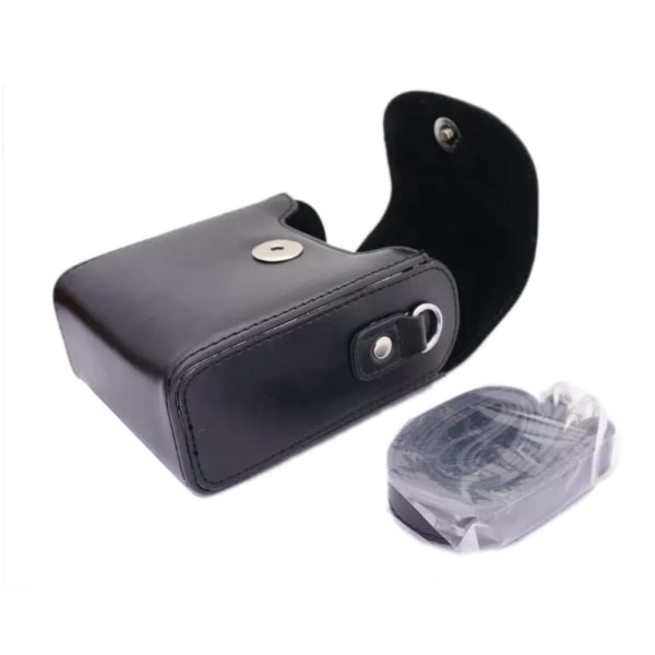 Kameraväska Läderfodral för Sony Z-V1 ZV1 RX100 VII VI VA V IV III II RX100M7 RX100M6 RX100VA Norm LX7 Black