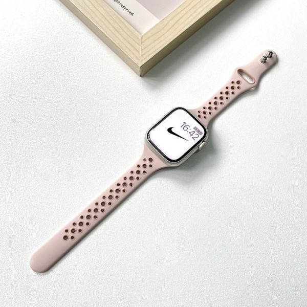 Urrem til Apple Watch iWatch s10 42mm Oxford Pink-Hole