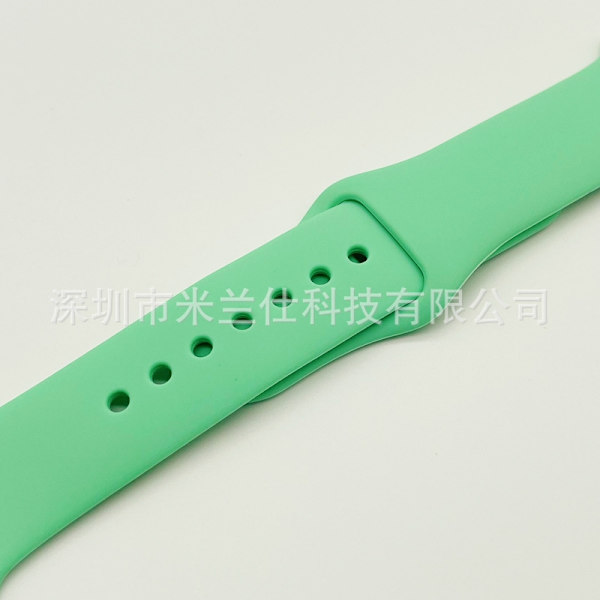 Klockarmband för Apple Watch iWatch 38/40/41/42mm-S10 standardstorlek SM-kod 44 doftande grön