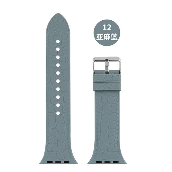 Klockarmband för Apple Watch iWatch 38/40/41mm Linneblå