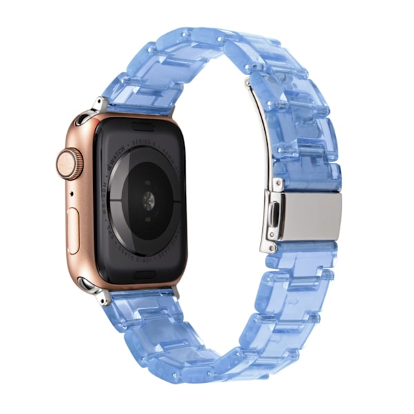Klockarmband för Apple Watch iWatch för S10-42mm 38/40/41mm Transparent Blå