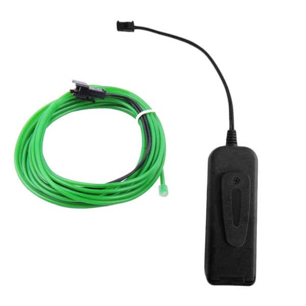 Glow EL Tråd Kabel LED Neon Jul Dansfest DIY Kostymer Kläder Ljusande Bil Ljus Dekoration Kläder Boll Rave 1m/3m/5m Orange 3M
