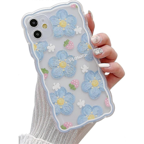 Kompatibelt med Iphone 7/8/se 2020/se 2022 Skal för Kvinnor Flickor, Sött Blommigt Mönster Skyddsskal Slim Mjukt Silikon Tpu Skyddande Fodral För iPhone 11 Pro Max