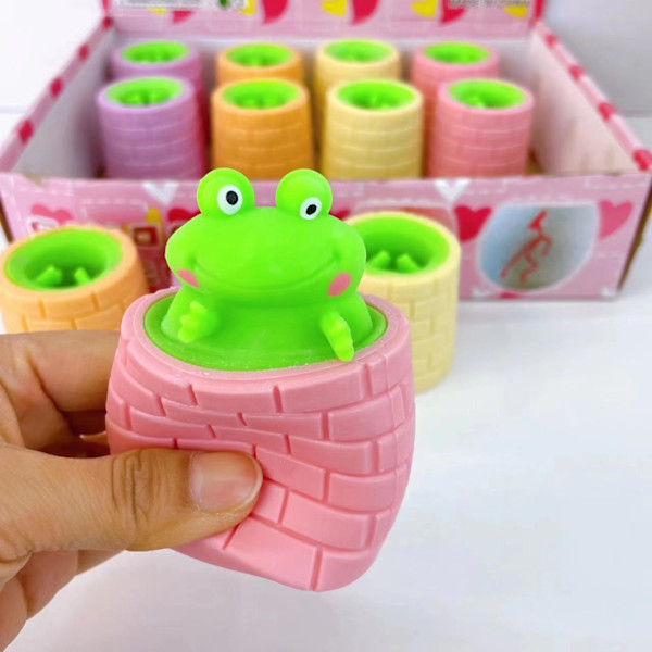 Kreativ dekompression söt ostmus kopp för att släppa tryck, klämma, pressa, ekorre kopp, dekompressionsleksak unicorn