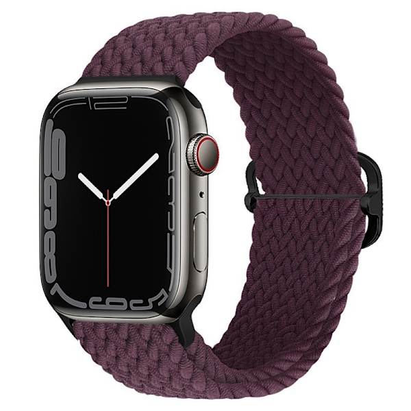 Urrem til Apple Watch iWatch 38/40/41mm 8-formet spænde karmosinrød kirsebær