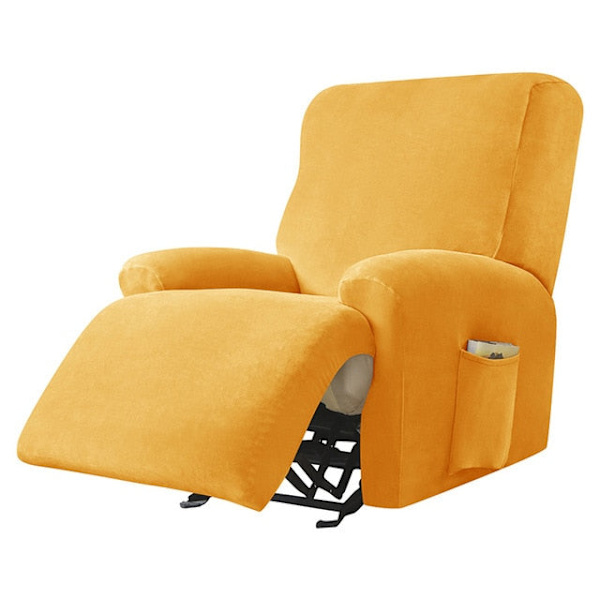 Fåtöljöverdrag Delad Design Stretch Lazy Boy Fåtöljöverdrag Vilstol Enkel Sofföverdrag Armstödsöverdrag A10 Recliner cover