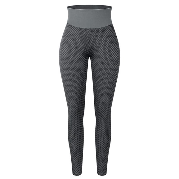 Yogabyxor Träningsleggings Fitness för kvinnor Black S