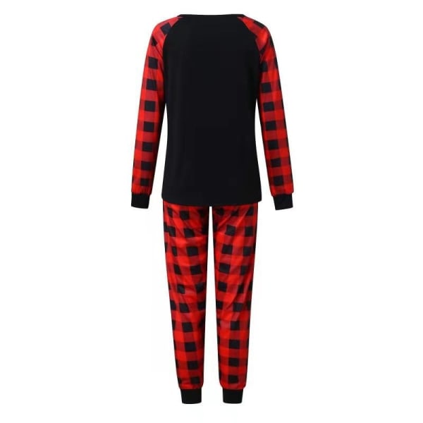 Julpyjamas Matchande Familj Pyjamas Kupokasi Set Rutig Pappa Mamma Barn Sovkläder Mamma Jul Pj's Kläder Toppar+Byxor ST-A Baby 80 (12-18M)