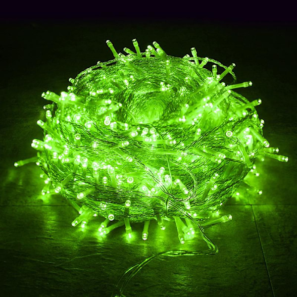 100LED Ljusslinga Jul Ljusslinga Julgran Nätkontakt Inomhus Utomhus Trädgård Fest Dekoration Pink EU Plug