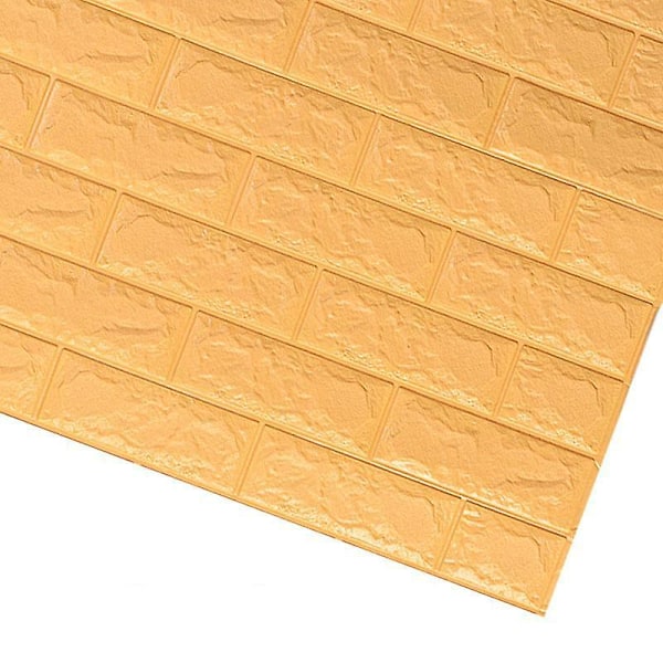 Vedenpitävä, 3D tiilikuvioinen tapetti LxK 70 x 7cm / C12-Brick-Coffe LxH 70 x 7cm / C12-Brick-Coffe