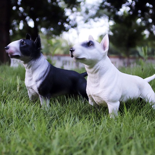 Oenux Nya Stora Hund Djursimulering Bullterrier Rottweiler Corgi Shiba Inu Bully Hund Actionfigurer PVC Härliga Husdjursmodell Leksaker Greyhound14