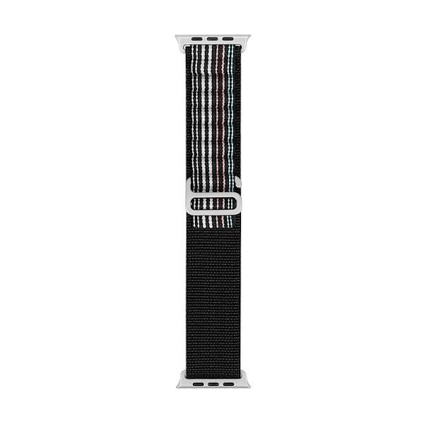Klockarmband för Apple Watch iWatch 38/40/41/ S1042MM Svart Rand