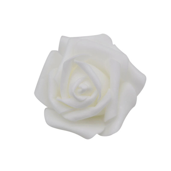 20 st 6 cm Stora PE Skumrosor Konstgjorda Blomhuvuden För Bröllopsfest Dekoration DIY Kransar Hem Dekorativa Hantverksmaterial F07 red 30pcs