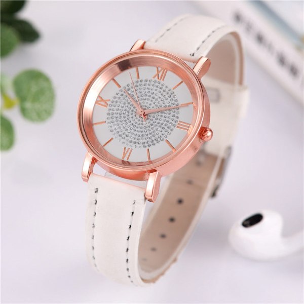 Gypsophila Watch Dammode Multi - Color Roman Scale Quartz Armbandsur Dam Blue