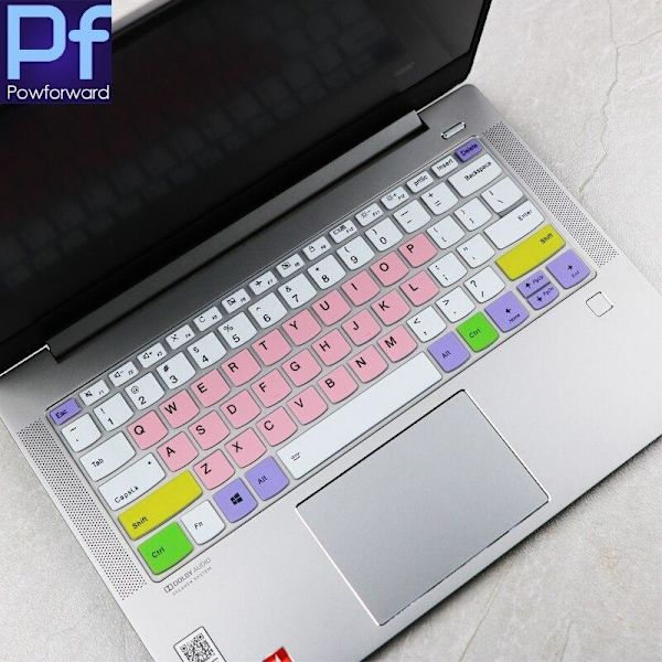 Tangentbordsskydd för Lenovo IdeaPad YOGA Slim Silikon Laptop Tangentbordsöverdrag candypink