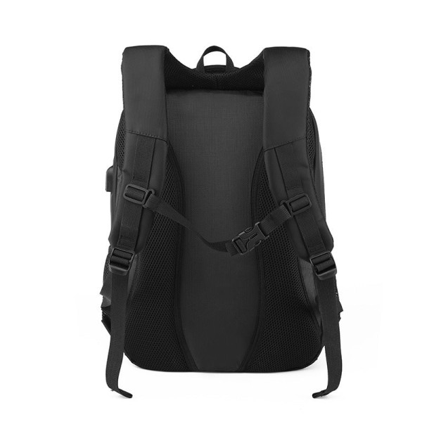 Svart Sport Swagger-väska för utomhusbruk, ryggsäck i polyamid och nylon för resor eller affärer Default Title