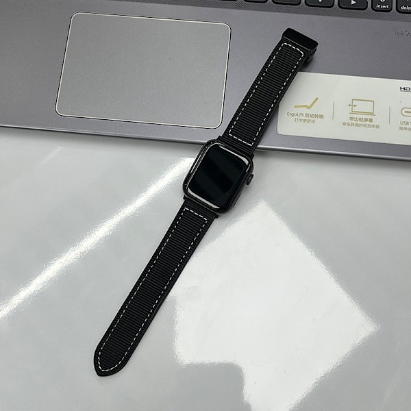 Klockarmband för Apple Watch iWatch 38/40/41mm Svart
