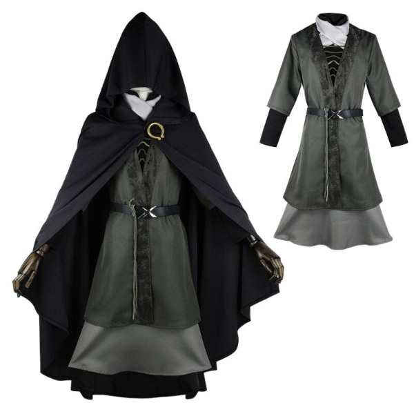 Spel Elden Ring Melina Cosplay Kostym Kläder Halloween Karneval Dräkt Hår Party + En Perukmössa Only Cloak XXXL