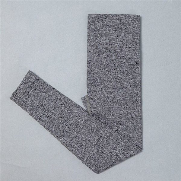 Joogasetti Urheilupuku Treenaus Aktiivivaatteet Fitness Kuntosalisetit Naisille Gray  Leggings L