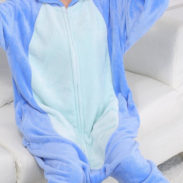 Miesten pyjamat (XXL 180-200CM) Kigurumi Onesie aikuisille naisille, tossut, vetoketju, eläinpyjamat, yksiosainen Pijama Cosplay -asu, lahja zippers onesie S
