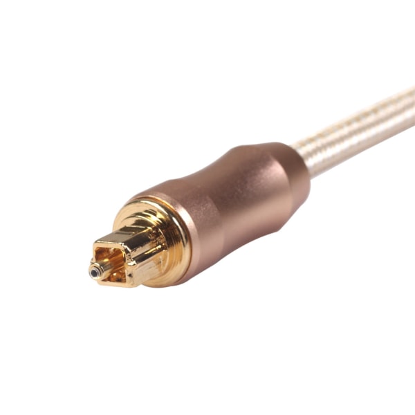 Fiberbälte flätad digital fiberoptisk ljudkabel Audio SPDIF-kabel 2 m