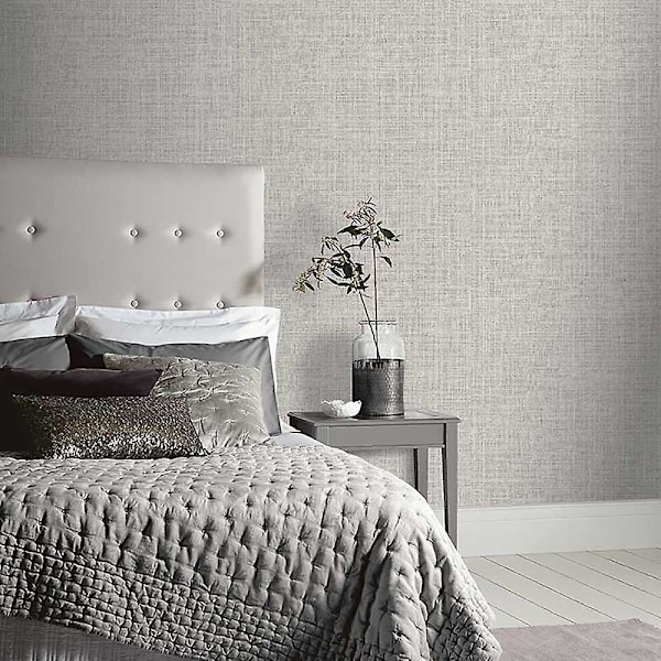 Arthouse Luxe Hessian Mellangrå