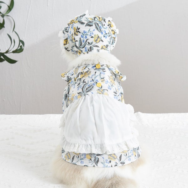 Husdjurskläder Hundkläder Husdjurskjol Kattkläder Maid skirt-pink XL