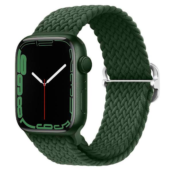 Klockarmband för Apple Watch iWatch 42/44/45/49mm 8-formad spänne grangrön